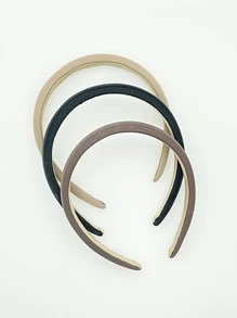 3 cái/bộ Màu thuần Đúng mốt Vòng tóc - Nhiều màu - Xem 3