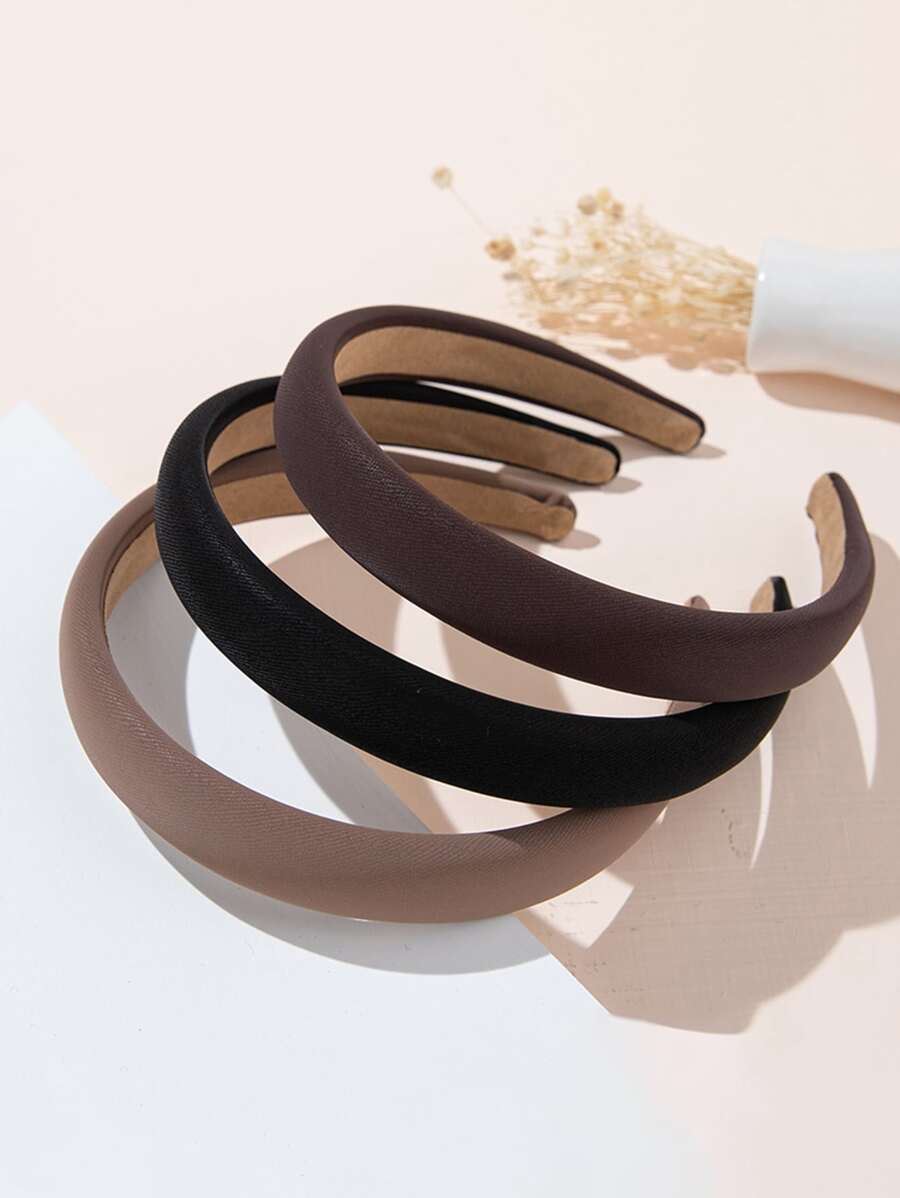 3 cái/bộ Màu thuần Đúng mốt Vòng tóc - Nhiều màu - Xem 1