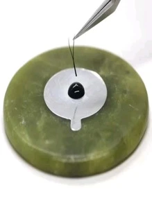 300 Stickers Para Pegamento Aplicación De Pestañas - Plateado - Ver 2