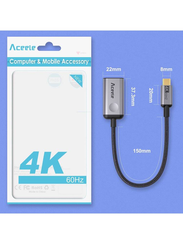 Lettore di schede USB C 3 in 1 per SD/Micro SD/TF per Pad Pro, XPS, ChromeBook