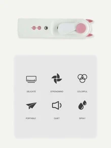 Portable Handheld Water Mist Fan With Lithium Battery H12 In White - White - View 5