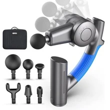 Deep Tissue Massage Gun for Athlete with Adjustable Arm - Black - View 1