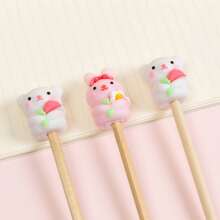 2pcs/set Cartoon Animal Shaped Pencil Sharpener - Multicolor - View 2