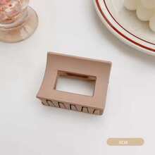 Bộ 8 kẹp tóc nữ màu xanh Klein được sơn acrylic, thời trang và cá tính theo phong cách Ins, đơn giản và thanh lịch, phong cách đường phố thường ngày, phụ kiện tóc phong cách sinh viên cá tính cho mua sắm, hẹn hò, vui chơi, tụ họp, tiệc tùng, du lịch, bãi biển, bơi lội, công sở và đi làm, sinh viên, kẹp tóc càng cua, kẹp tóc hàm, kẹp tóc cài, kẹp tóc giữ tóc, đồ dùng học tập, hoa mùa thu đông cho trang phục đi nghỉ mát của nữ mùa hè - Màu Khaki - Xem 7