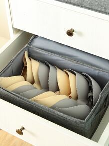 2 件/套 可折叠可洗拉链布艺收纳盒，容量大，防尘防潮，适用于衣物、衣柜、家居用品（2 件同尺寸）装饰品 秋季装饰 节日装饰 房间装饰 家居装饰 秋季装饰 卧室装饰 - 灰色 - 查看 5