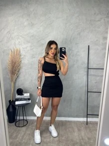 Women Dresses - màu đen - Xem 5