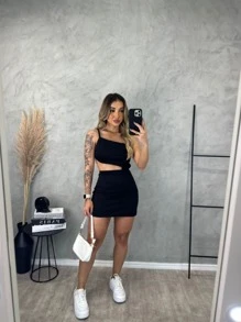 Women Dresses - màu đen - Xem 4