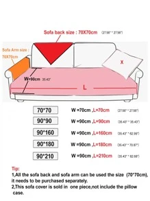 1 chiếc đệm ghế sofa vải nỉ dày, mềm mại, thân thiện với làn da, chống trượt, màu trơn, chống mèo cào, vỏ bọc bảo vệ ghế sofa ấm áp, thoải mái - Cà phê nâu - Xem 4