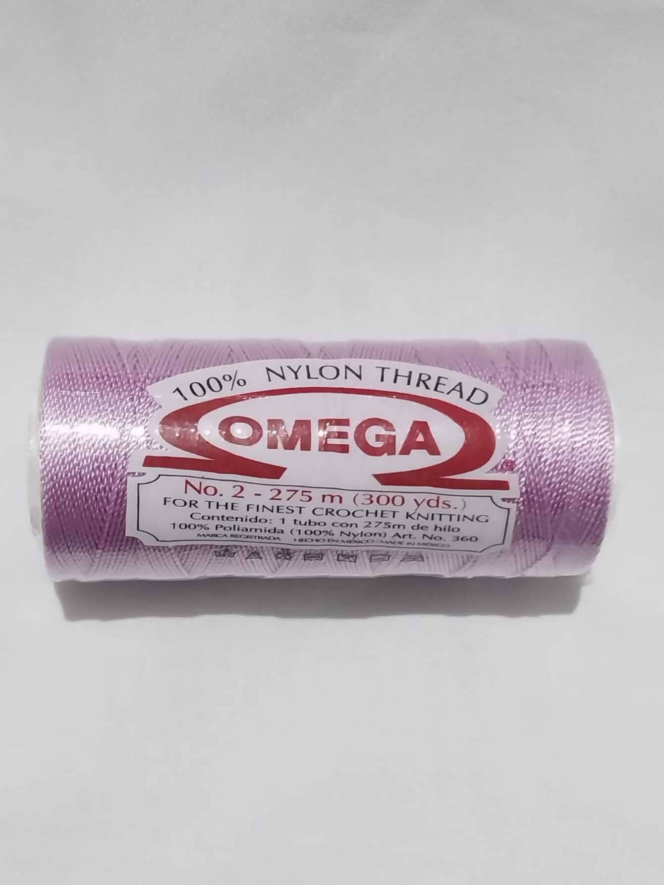 Carrete de hilo de 100% Naylon para tejido  No. 2 - Lila - Ver 1