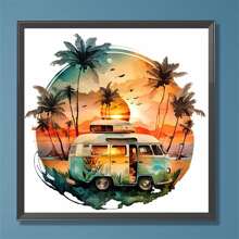 1入開始套件鑽石畫全鑽5d Diy鑽石畫套件,適用於成人和兒童,鑽石藝術家居壁飾畫,完整的鑽石畫套裝