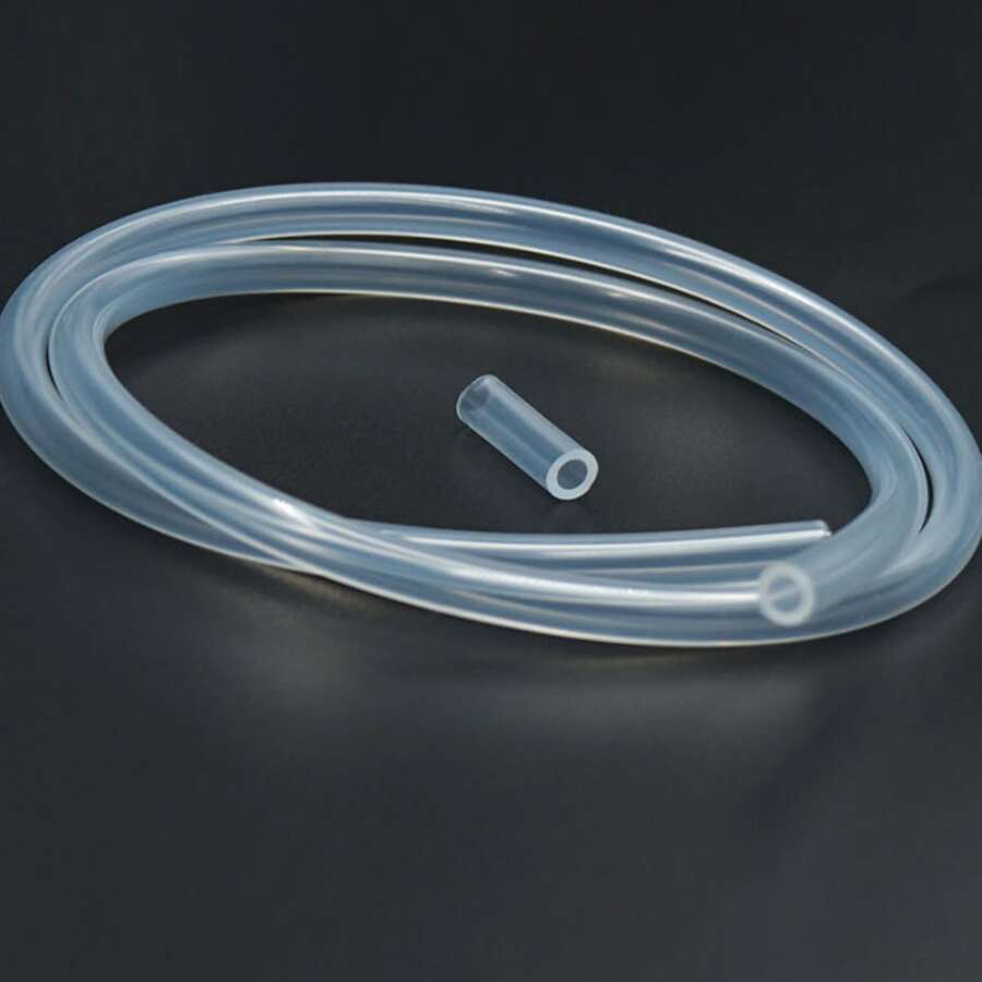 1m Transparent/white Silicone Hose For Water Dispenser, High Temperature Resistant Water Pipe - Clear - View 1