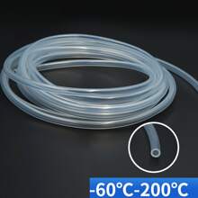 1m Transparent/white Silicone Hose For Water Dispenser, High Temperature Resistant Water Pipe - Clear - View 3