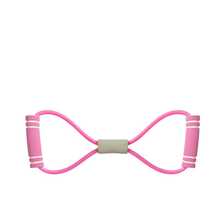 1pc Eight-shaped Resistance Band For Shoulder Stretch And Chest Expansion, Home Exercise - Pink - View 4