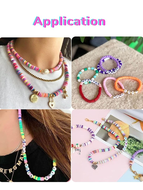 9470pcs/set 132 Colors Clay Beads for Bracelet Jewelry DIY Making kit