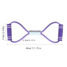 1pc Eight-shaped Resistance Band For Shoulder Stretch And Chest Expansion, Home Exercise - Pink - View 7