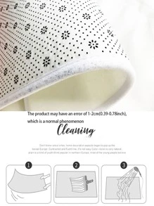 1 件廚房/浴室海報設計地毯、防滑浴室墊、戶外地毯、浴缸墊廚房/浴室/地板裝飾 - 巧克力棕 - 查看 6