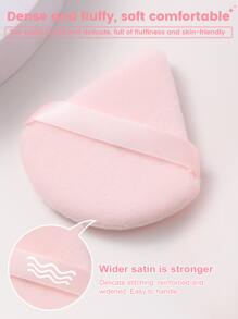 4PCS Makeup Sponge, +2PCS Makeup Puff Set Soft Triangle Powder Mineral Puff For Face Makeup, Suitable For Cream & Powder Concealer, Loose Powder Makeup Applicator