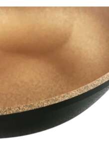 SWISS SILVER 28cm Wok Pan Non-Stick Ceramic Granite Titanium - Korean - Bronze - View 4