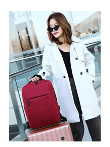 Mochila Funcional Mochila Para Oficina Bolsa para Escuela Mochila Con Entrada Usb