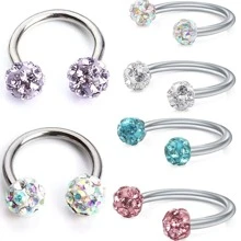 Tối giản Vòng mũi Thích hợp Đối với Mặc hàng ngày - Nhiều màu - Xem 2