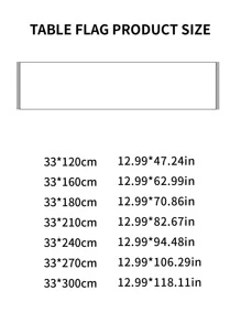 1 件流苏流苏桌旗，适合圣诞节餐桌装饰 - 紅色 - 查看 3