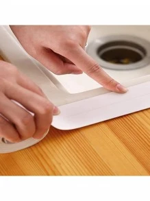 1 Roll White Waterproof Adhesive Tape/caulk Strip For Kitchen Bathroom Sink Tile Gap Sealing, Mold Proof & Mildew Resistant