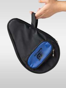 1片原始桌子網球拍包(帶球收納袋)乒乓蝙蝠殼套 - 藍色 - 查看 1