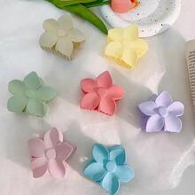 4 Piezas/set Ganchos Para El Cabello En Forma De Flor Con Colores Aleatorios Y Dulces Para Peinados Recogidos - Multicolor - Ver 2