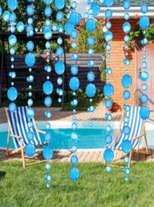 1 个 200 厘米/79 英寸蓝色泡泡花环：非常适合派对装饰和水下泳池派对用品！美人鱼派对装饰、彩虹色泡泡花环、海底派对装饰、彩色 2D 泡泡飘带水母海洋派对礼物、泳池海滩派对装饰用品房间女孩生日婴儿淋浴、美人鱼生日派对用品 - 藍色 - 查看 9