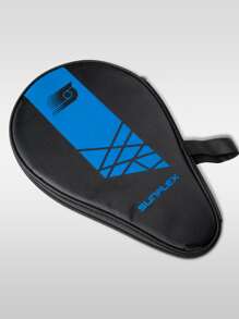 1片原始桌子網球拍包(帶球收納袋)乒乓蝙蝠殼套 - 藍色 - 查看 3