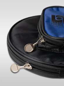 1片原始桌子網球拍包(帶球收納袋)乒乓蝙蝠殼套 - 藍色 - 查看 4