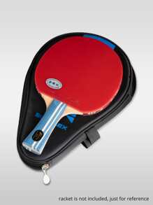 1片原始桌子網球拍包(帶球收納袋)乒乓蝙蝠殼套 - 藍色 - 查看 5