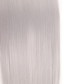 Extensiones de cabello con clip 7 piezas, rizadas, 22" 145G, largas, sintéticas, para clip en el cabello de mujeres, negro ceniza natural, para uso diario y fiestas de Halloween - Gris Claro - Ver 4