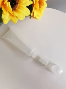 3 peças Tubo de Batom Transparente de Material PE de 10ml com Ponta Inclinada, para Bálsamo Labial, Brilho Labial, Cosméticos em Creme, Portátil para Uso Doméstico ou de Viagem, Decoração de Casa, Sala de Estar, Quarto, Banheiro, Artigos de Viagem, Casamento, Festa, Aniversário, Presentes para Homens, Mães, Pais, Amigos, Ano Novo, Acessórios, Presente Engraçado