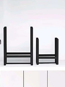 1个黑色铁艺碗碟晾干架，家用厨房橱柜收纳架 - 黑色 - 查看 5