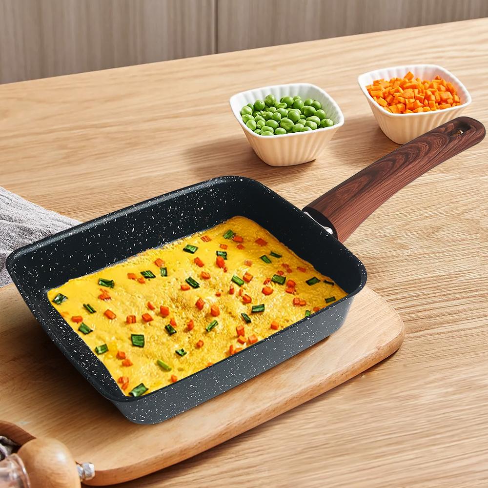 Rectangular Maifanite Cast Iron Japanese Tamagoyaki Pan SHEIN UK