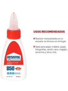 White Resistol Glue 55g  School Glue For Crafts And Homework - White - View 4