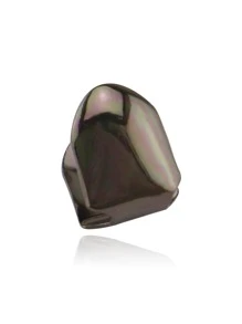 1 Pieza De Brackets Dentales Con Dientes Puntiagudos En Negro - Negro - Ver 6