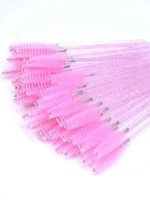 50支装一次性睫毛刷，微晶睫毛膏刷头，化妆美容工具，化妆品，便宜，房间装饰，梳妆台，旅行，卧室，化妆配件，便宜，圣诞礼物，化妆品，化妆工具，便宜货，礼物，女士礼物，圣诞礼物