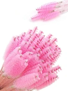 50支装一次性睫毛刷，微晶睫毛膏刷头，化妆美容工具，化妆品，便宜，房间装饰，梳妆台，旅行，卧室，化妆配件，便宜，圣诞礼物，化妆品，化妆工具，便宜货，礼物，女士礼物，圣诞礼物