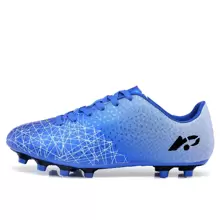 Men's Football Shoes, Sports Equipment, Unisex Adults Anti-slip Soccer Training Shoes - Royal Blue - View 4