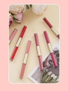 Fit Colors 創意雙頭不沾杯霧面和閃耀唇彩唇蜜液體口紅 - 06 Heartthrob - 查看 10