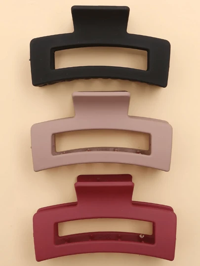 3pcs Square-Shaped Hair Clips Accessories, For Women, Hair Tools, Beauty Accessories, Curly For Women, Fall, Travel, Hair Tools, Accessories Women, Hair Stuff, Fall, Hair, For Women, Travel, Women, Hair Accessory, Hair Tools, Beauty Accessories, Gifts, Travel, Gifts For Women, Hair Stuff, For Women, Stocking Fillers, Gifts For Women, Gift, Gift, Stocking Stuffers For Adults, Stocking Fillers For Adult, Hair Stuff, Women's Accessories, Stocking Stuffer, Coming-Of-Age Hair Accessory, Gift Ideas For Women, Beauty Stocking Fillers, Gifts For Women