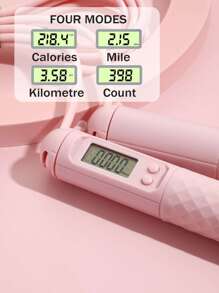 跳绳，带卡路里计数器的数字健身跳绳，带轴承和钢丝的男女款跳绳 118 英寸/3 米 健身房配件，运动，健身房，家庭锻炼，跳绳，跳绳，跳绳，跳绳