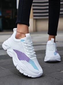 Women's Outdoor Comfortable Fashionable Anti-skid Low-cut Casual Sports Shoes - Multicolor - View 3