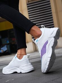 Women's Outdoor Comfortable Fashionable Anti-skid Low-cut Casual Sports Shoes - Multicolor - View 5