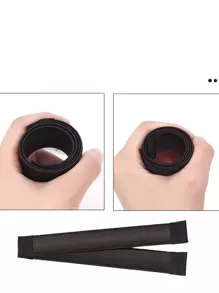 1pc Black Hair Bun Maker For Girls - Black - View 2