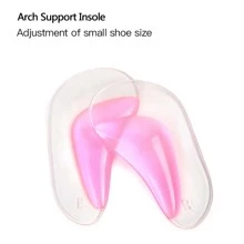 1 双软足弓支撑鞋垫，减震减压脚垫 - 黑色 - 查看 3