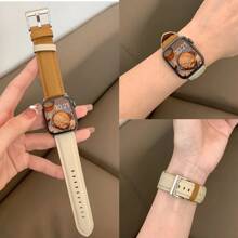 超細纖維皮革手錶帶,適用於蘋果手錶 - 彩色 - 查看 1