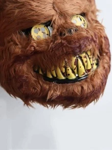 1 pieza Halloween horror encender conejo Mascarilla fiesta de disfraces Decoración Adorno - máscara de conejito - Ver 5